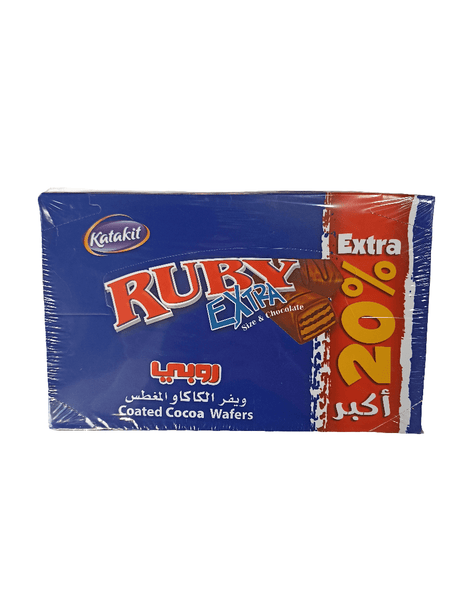 Ruby Wafer Chocolate 24 x 22g | روبي ويفر الشوكولاتة - 2kShopping