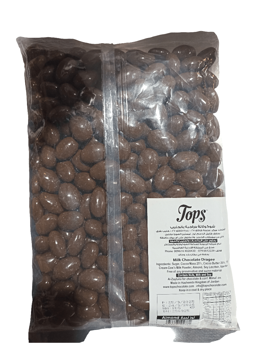 Tops Milk Chocolate Dragees with Almond 1kg - 2kShopping