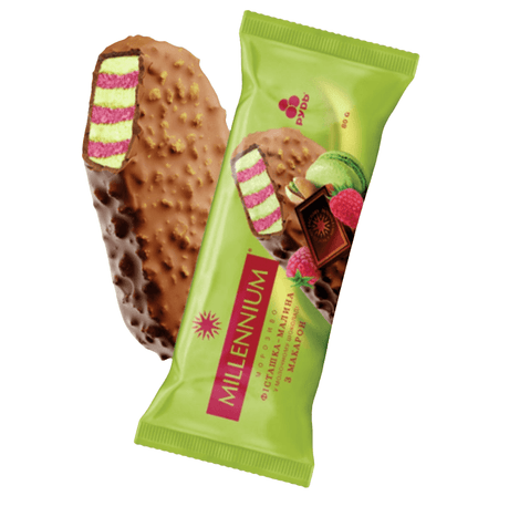 Millenium Pistachio Raspberry Stick Ice cream 80g - 2kShopping