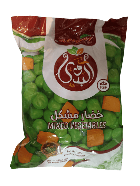 Al Badawy Mixed Vegetables 400g | البدوي خضار مشكل مجمد - 2kShopping
