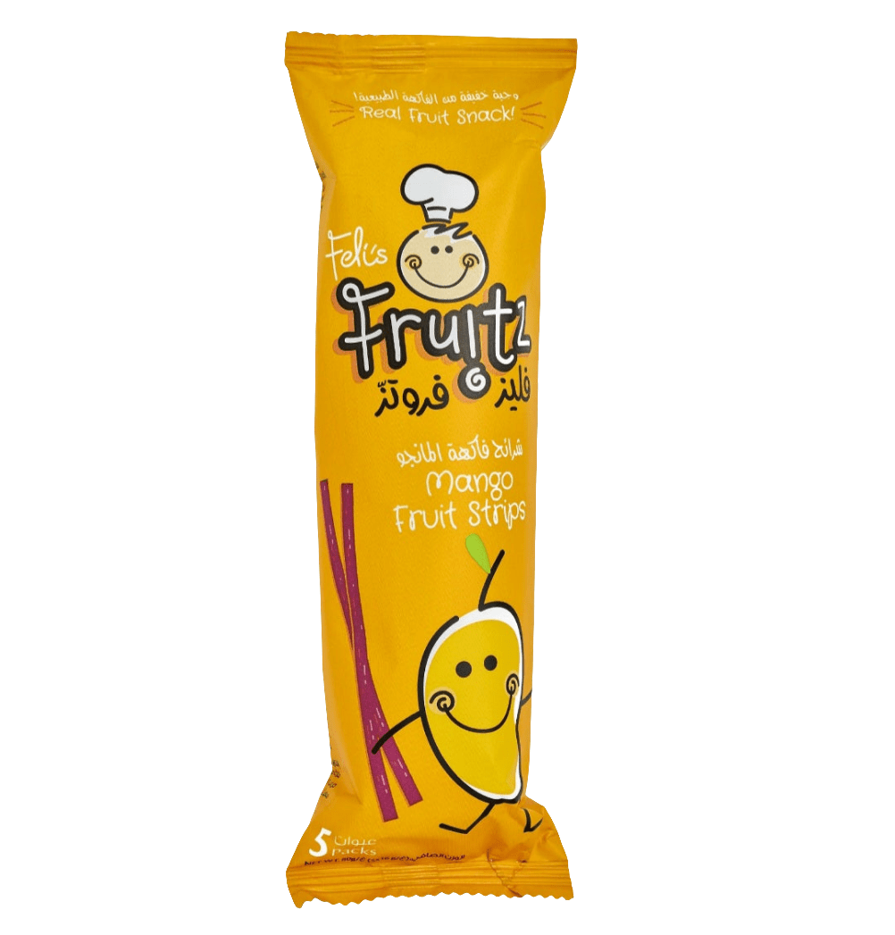 Feli's Fruitz Mango Fruit Strips 16g | فليز فروتز شرائح فاكهة المانجا - 2kShopping