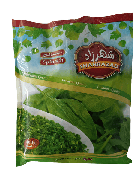 Shahrazad Frozen Spinach 400g | شهرزاد سبانخ مجمد - 2kShopping