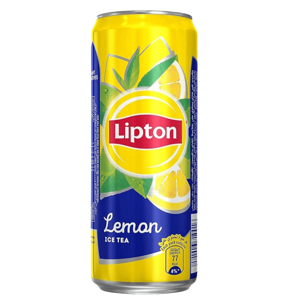 Lipton Ice Tea Lemon 315ml Can |ليبتون شاي مثلج ليمون - 2kShopping