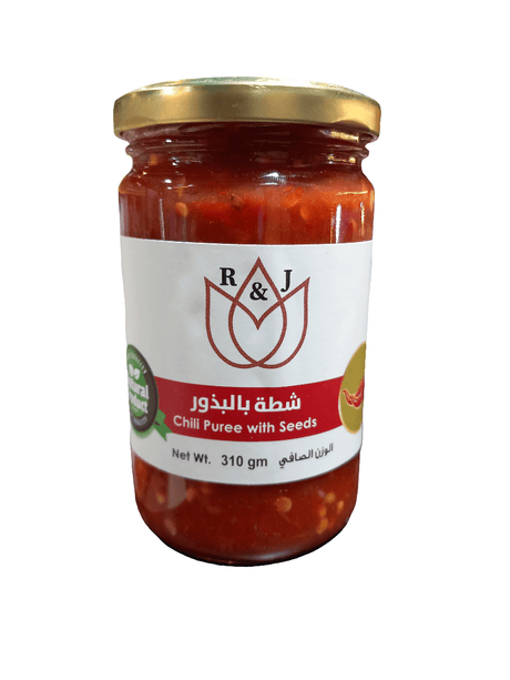 R&J Chili Puree with Seeds 310g | آر آند جي شطة بالبذور - 2kShopping