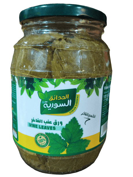 Syrian Gardens Grape Leaves 950g | الحدائق السورية ورق عنب - 2kShopping