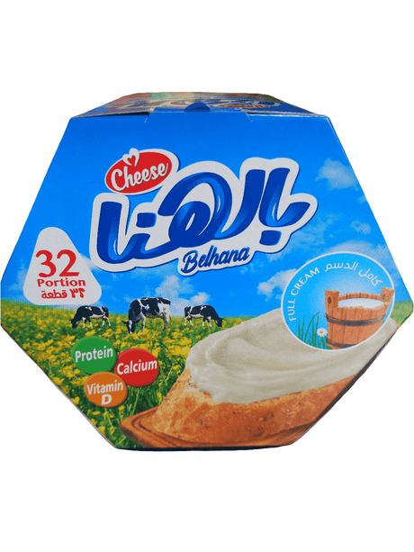 Belhana Triangle Cheese 32 pcs | بالهنا جبنة مثلثات - 2kShopping