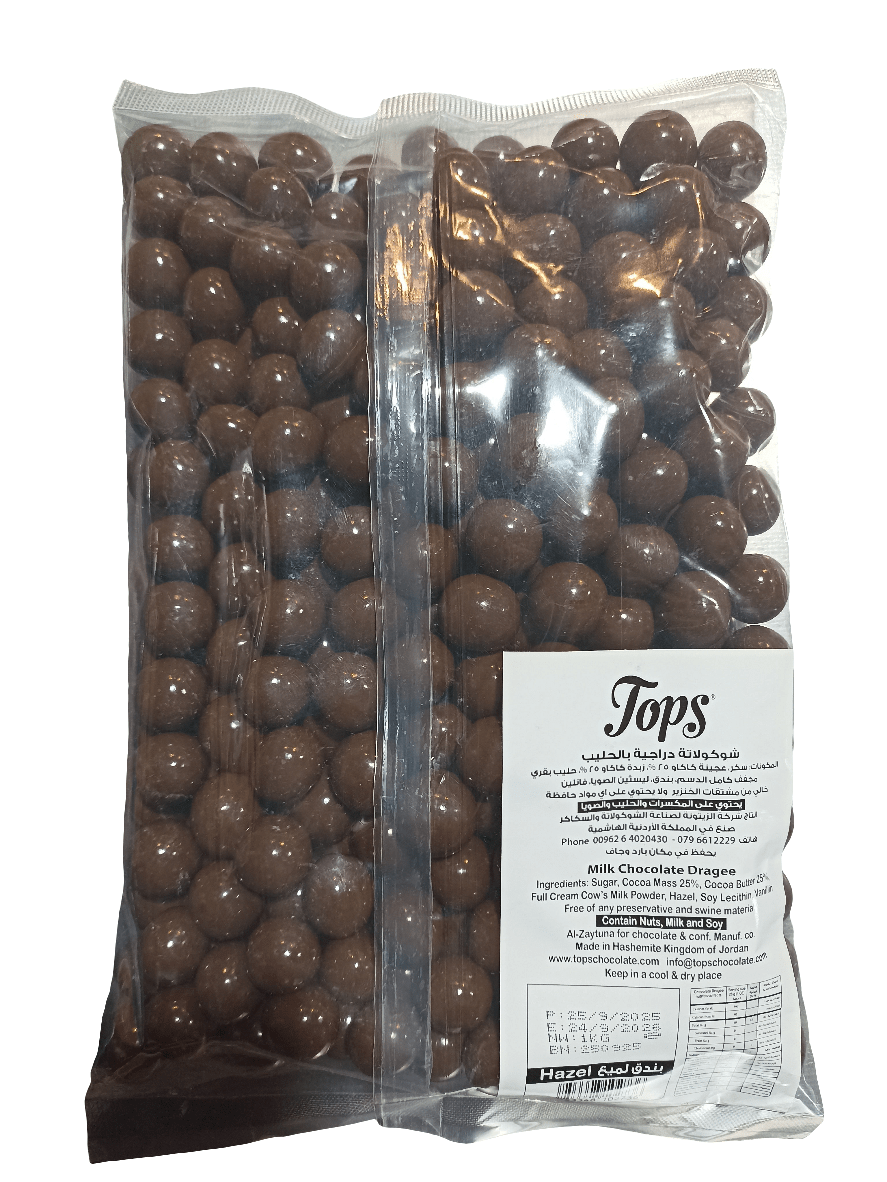 Tops Milk Chocolate Dragees with Hazel 1kg - 2kShopping
