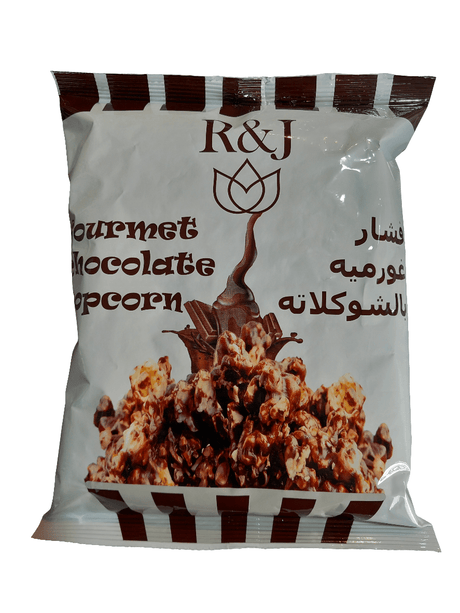 R&J Gourmet Chocolate Popcorn 60g | فشار جورميه بالشوكولاتة - 2kShopping