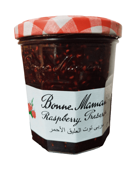 Bonne Maman Jam Raspberry 370g | بون مامان مربى توت العليق الأحمر - 2kShopping