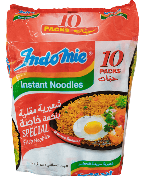 Indomie Special Fried Noodles 85g Pack of 10 | اندومي شعيرية مقلية بنكهة خاصة - 2kShopping
