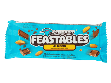 Mr Beast Feastables Almond Chocolate 60g | شوكولاتة باللوز - 2kShopping
