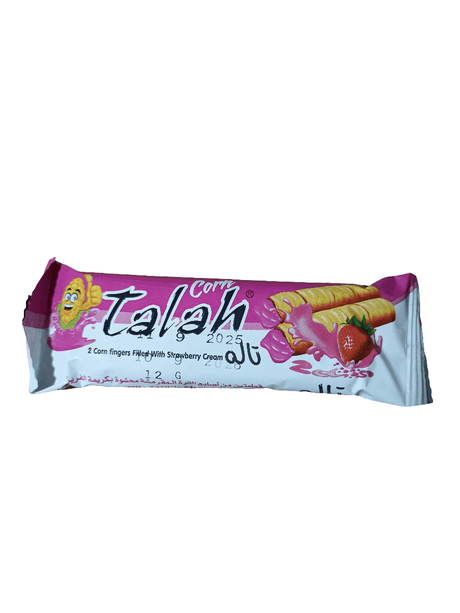 Talah Corn Fingers Filled w/ Strawberry Cream 12g - 2kShopping