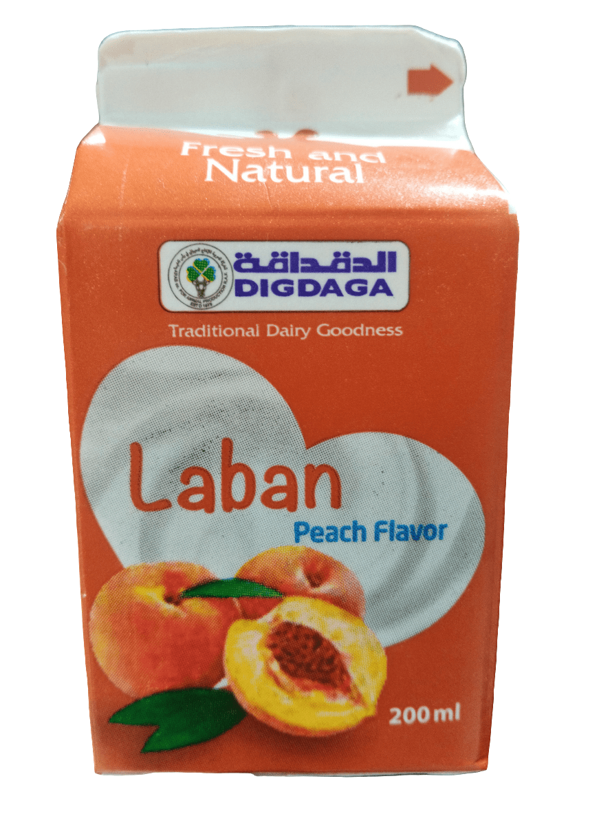 Digdaga Laban Up Peach 200ml | دقداقة لبن اب بالخوخ - 2kShopping