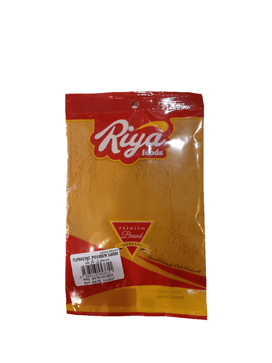 Riya Foods Turmeric Powder 50g | ريا مسحوق الكركم - 2kShopping