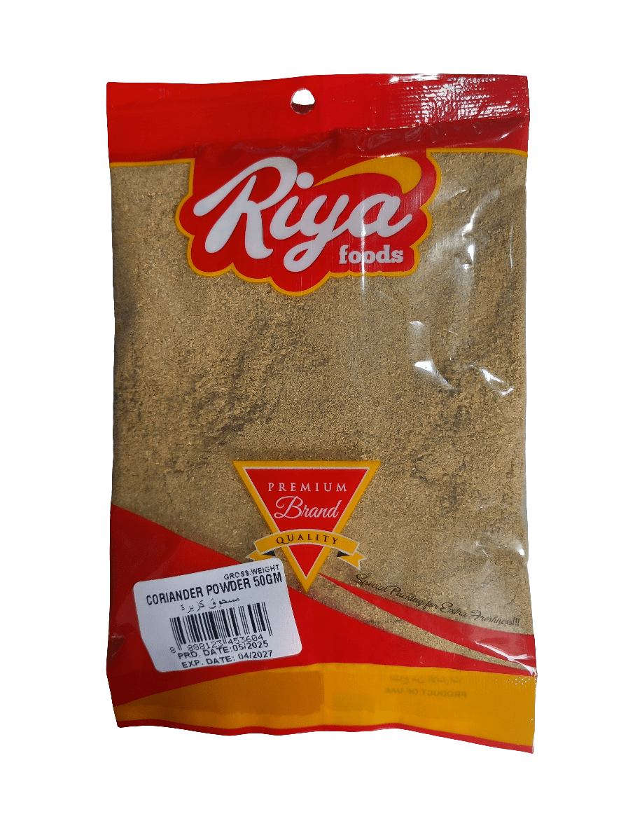 Riya Foods Coriander Powder 50g | ريا مسحوق الكزبرة - 2kShopping