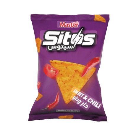 Master Sitos Tortilla Chips Sweet & Chilli 150g | ماستر سيتوس حلو وفلفل حار - 2kShopping