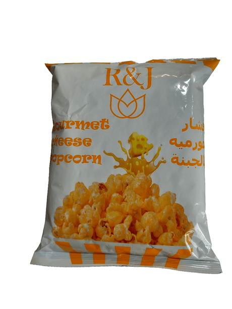 R&J Gourmet Cheese Popcorn 60g | فشار جورميه بالجبنة - 2kShopping