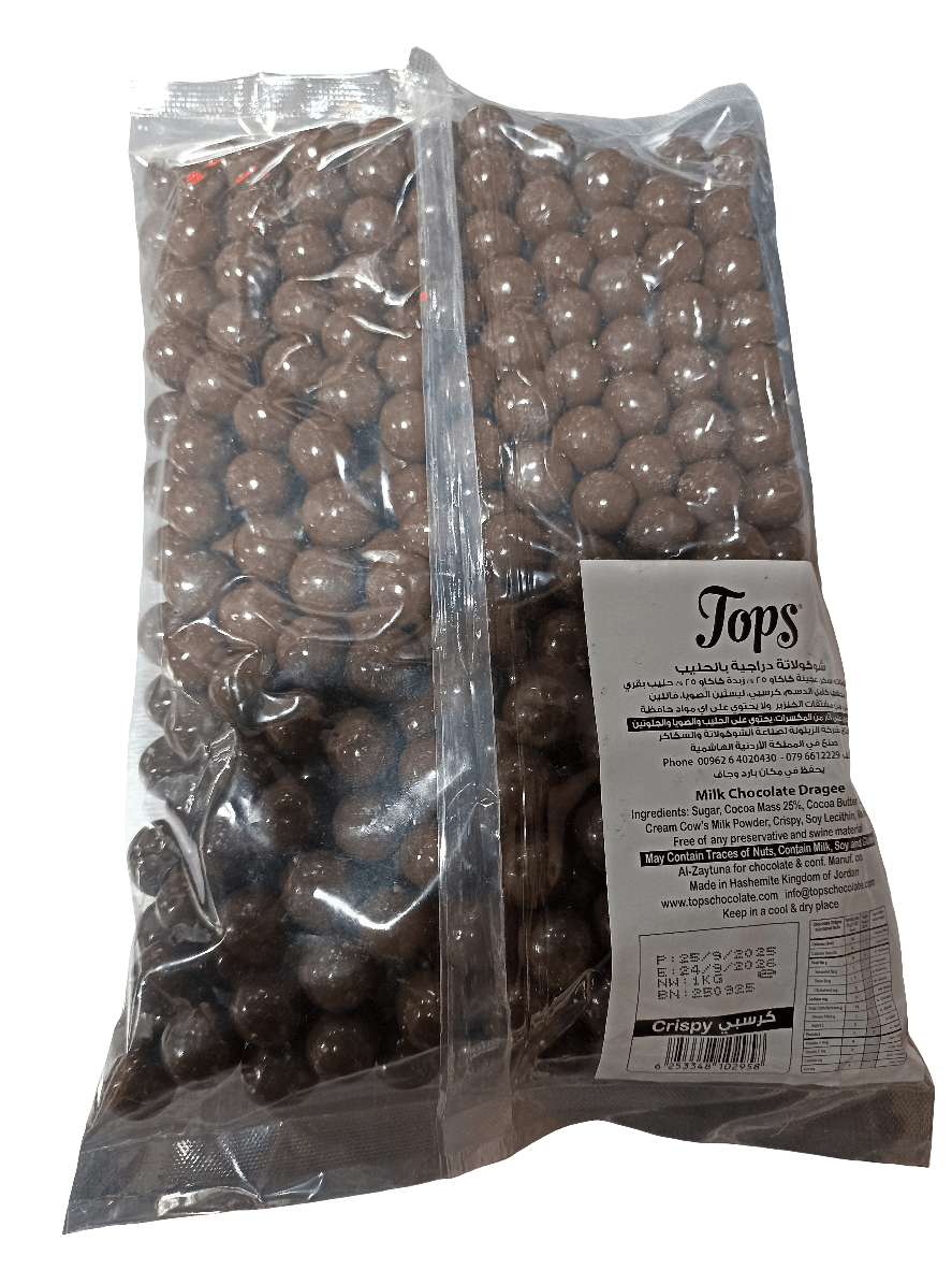 Tops Milk Chocolate Dragee Crispy 1kg - 2kShopping