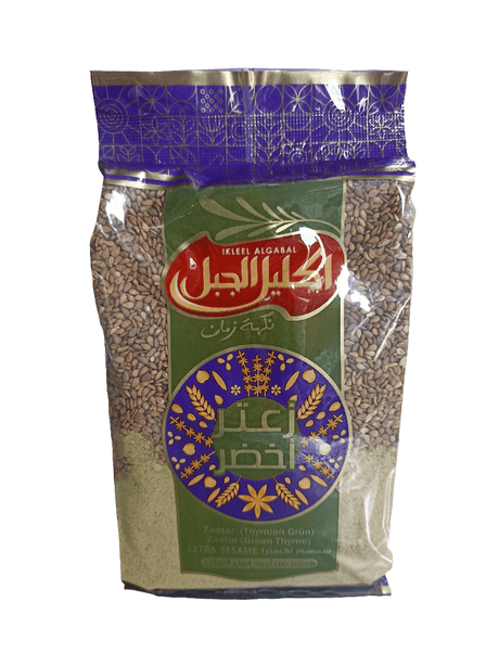 Ikleel Algabal Zaatar Green Sesame 400g | اكليل الجبل زعتر أخضر بالسمسم - 2kShopping