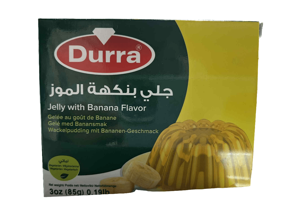 Durra Jelly Banana Flavor 85g | الدرة جلي بنكهة الموز - 2kShopping