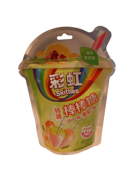 Skittles Lollipop Fruit Tea Flavor | سكيتلز مصاص بنكهة شاي الفواكه - 2kShopping