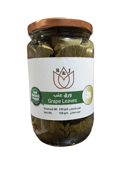 R&J Pickled Grape Leaves 700g | آر آند جي ورق عنب - 2kShopping