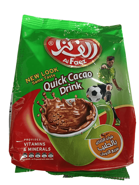 Al Faez Quick Cocoa Drink 400g | الفائز شراب الكاكاو بالحليب - 2kShopping