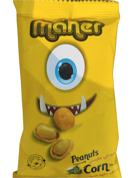 Maher Crunchy Peanuts Corn 30g | فول سوداني مقرمش بالذرة - 2kShopping