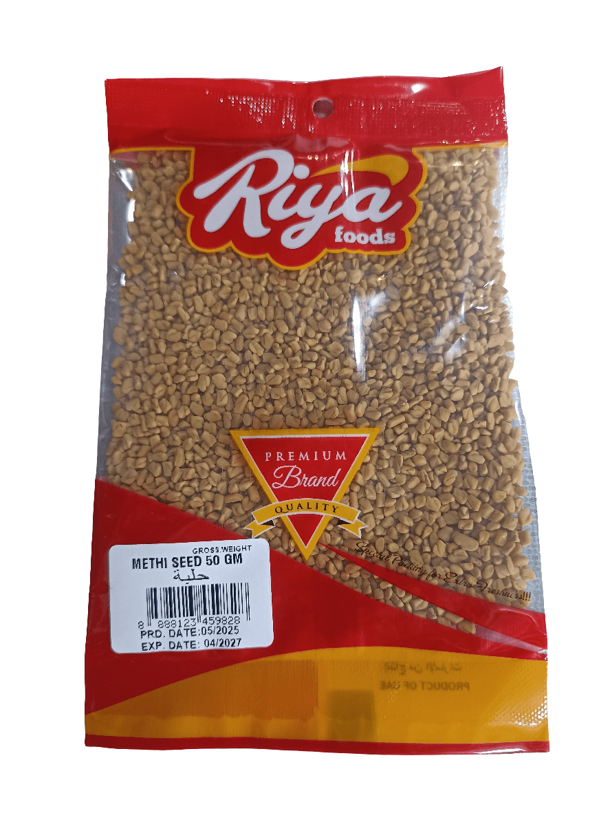Riya Foods Methi (Fenugreek) Seeds 50g | ريا بذور الحلبة - 2kShopping