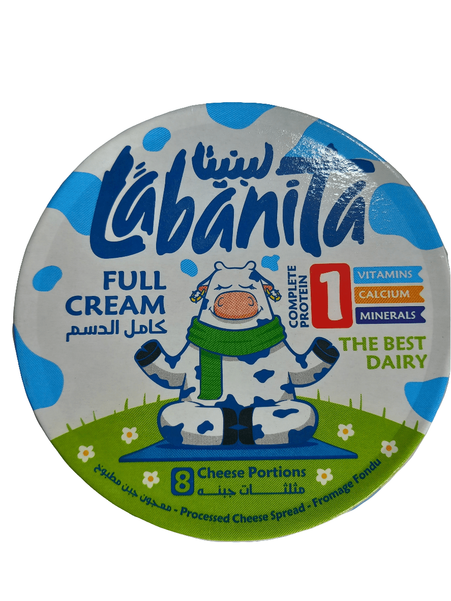 Labanita Triangle Cheese Full Cream 8 pcs | لبنيتا جبنة مثلثات كاملة الدسم - 2kShopping