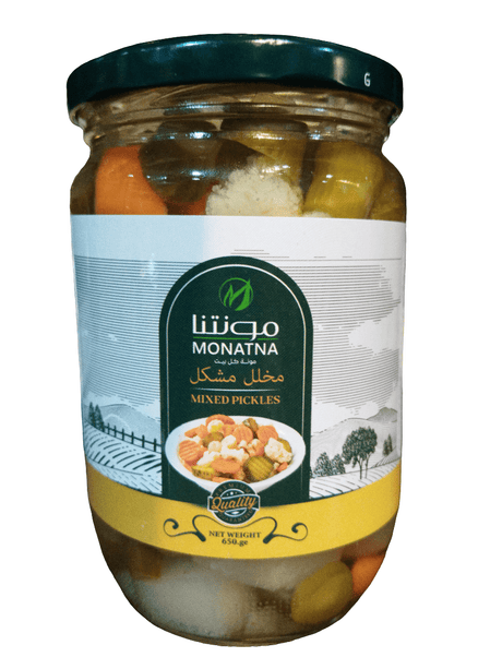 Monatna Mixed Pickles 650g (Exp:21/8/2026) | مونتنا مخلل مشكل - 2kShopping