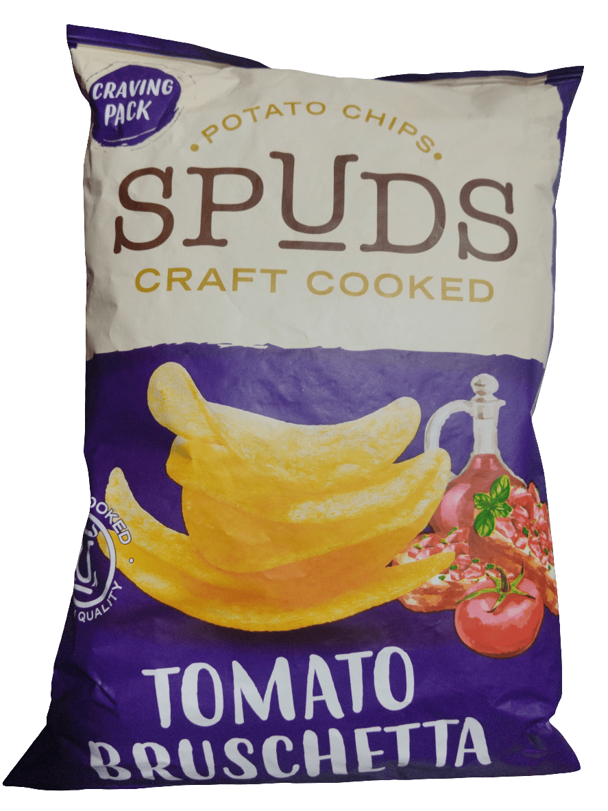 Spuds Chips Tomato Bruschetta 145g - 2kShopping