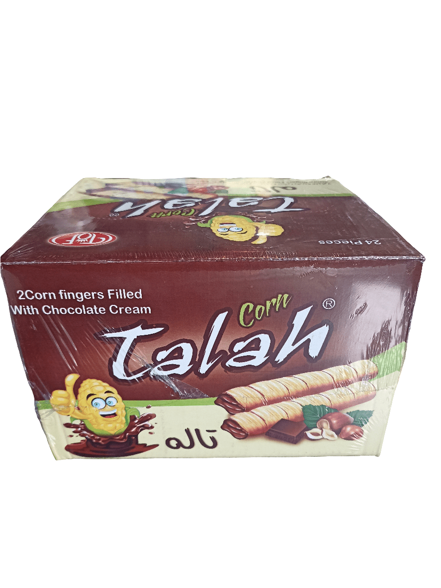 Talah Corn Fingers Filled w/ Chocolate Cream box 24*12g - 2kShopping