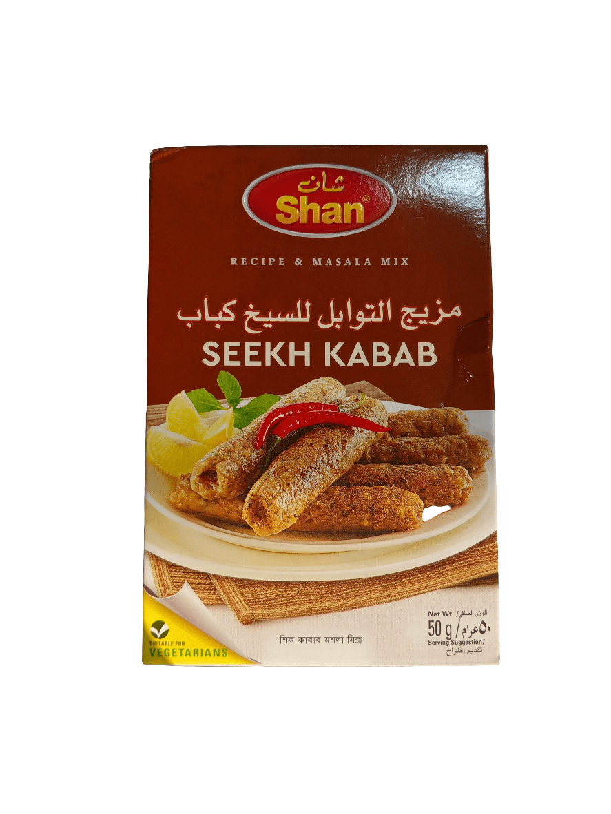 Shan Seekh Kabab Masala Mix 50g | مزيج التوابل للسيخ كباب - 2kShopping