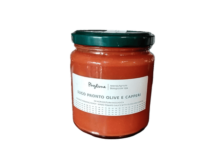 Paglione Organic Apulian Tomato Sauce with Olives and Capers 315g - 2kShopping