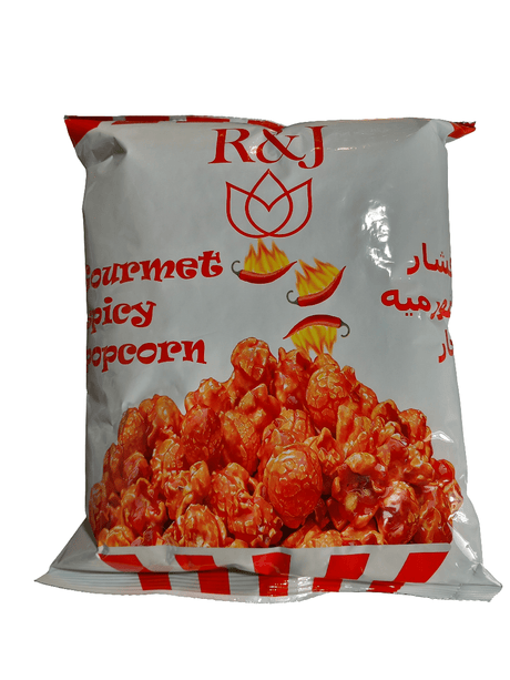 R&J Gourmet Spicy Popcorn 60g | فشار جورميه حار - 2kShopping