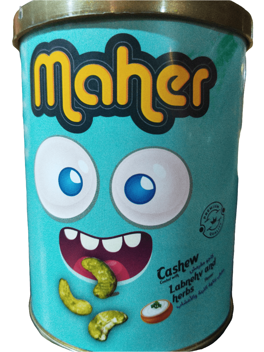 Maher Crispy Cashew Nuts Labneh & Herbs 150g | كاجو مقرمش باللبنة والاعشاب - 2kShopping