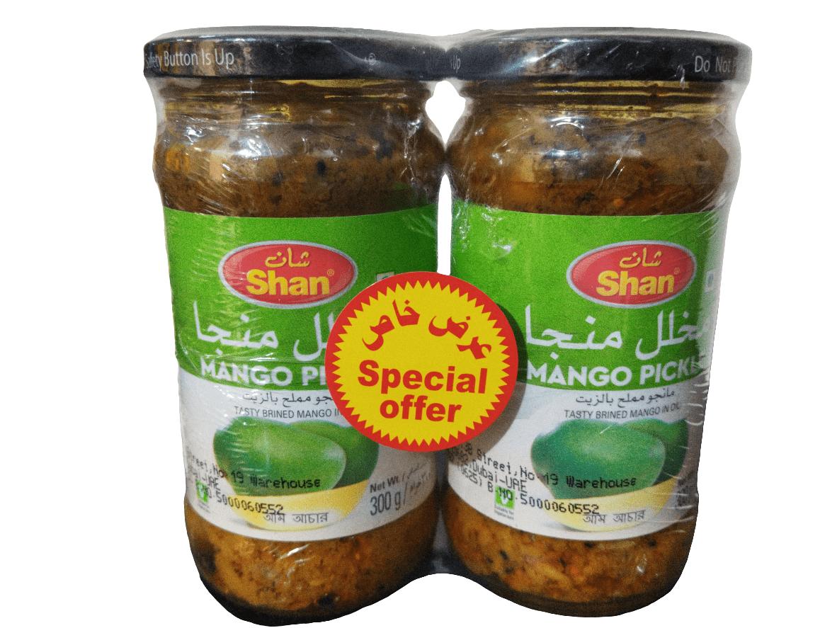 Shan Mango Pickled Promo 2x300g | عرض خاص مخلل مانجا - 2kShopping