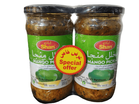 Shan Mango Pickled Promo 2x300g | عرض خاص مخلل مانجا - 2kShopping