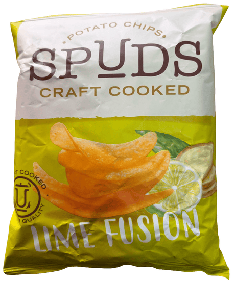 Spuds Chips Lime Fusion 40g | سبدز شيبس بالليمون - 2kShopping