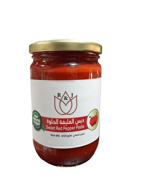 R&J Sweet Pepper Paste 650g | آر آند جي دبس الفليفلة الحلوة - 2kShopping