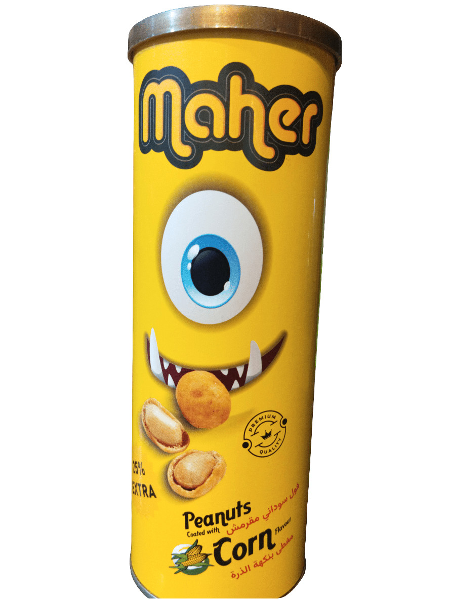 Maher Crunchy Peanuts Corn 250g | فول سوداني مقرمش بالذرة - 2kShopping