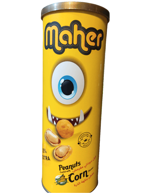 Maher Crunchy Peanuts Corn 250g | فول سوداني مقرمش بالذرة - 2kShopping