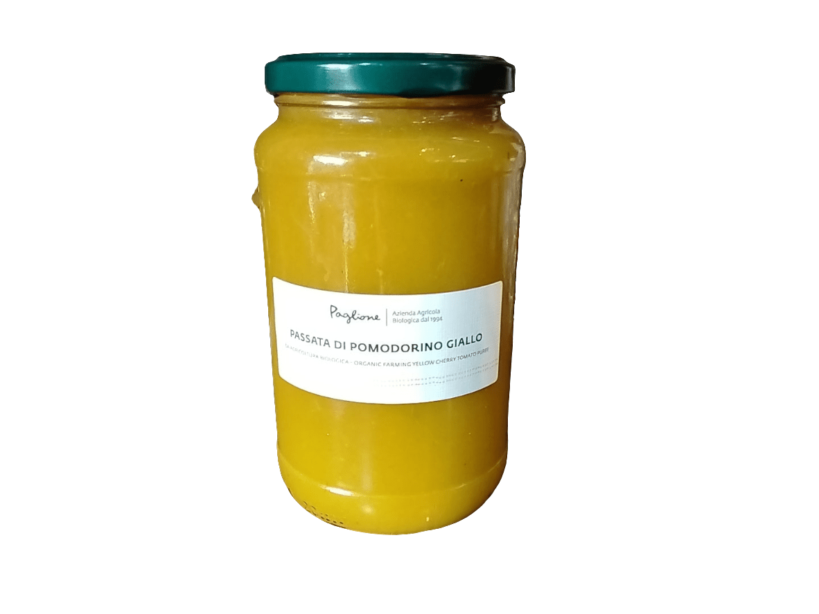 Paglione Organic Apulian Yellow Cherry Tomato Puree 580g - 2kShopping