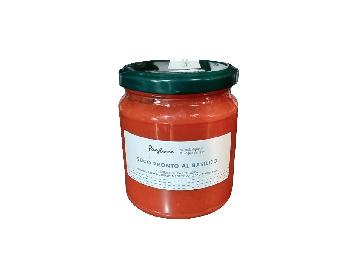 Paglione Organic Apulian Tomato Sauce With Basil 315g - 2kShopping