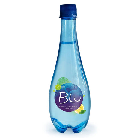 Blu Flavoured Sparkling Water Lemon Mint 500ml (No Sugar) - 2kShopping