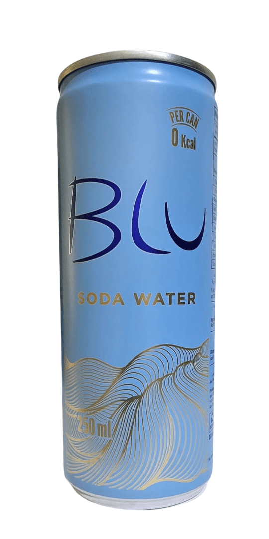 Blu Soda Water Can 250ml - 2kShopping