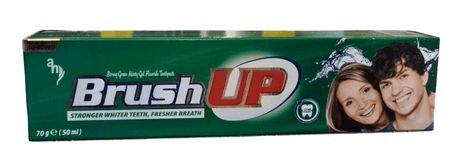 Brush Up Whitening Toothpaste Strong Green Minty Gel 70g - 2kShopping