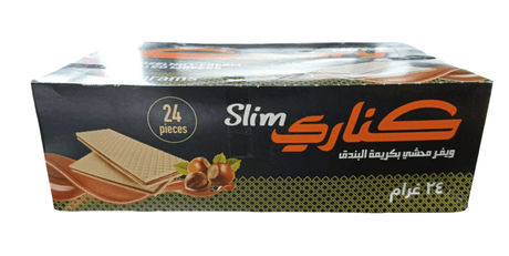 Canary Wafer with Hazelnut Cream 24 x 24g | بسكويت كناري صغير - 2kShopping