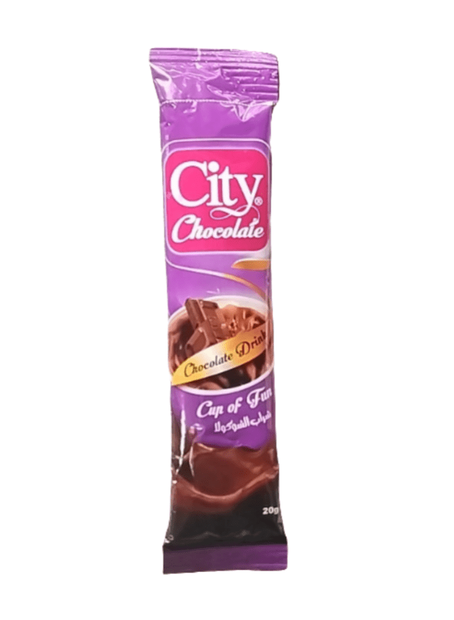 City Cafe Chocolate Drink 20g Stick | سيتي كافيه كيس شراب الشوكولا - 2kShopping